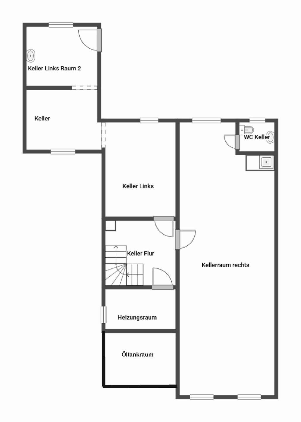 Grundriss KG 